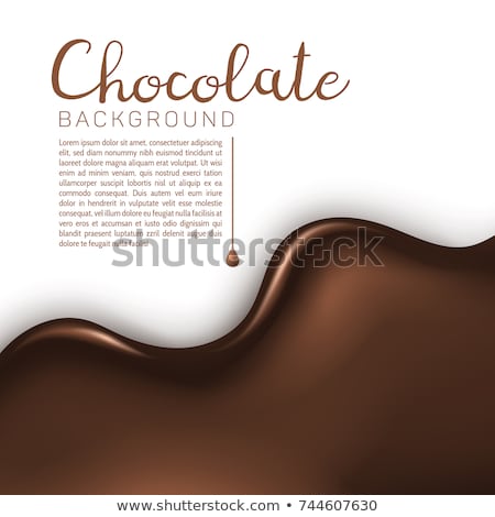 Stockfoto: 3d Illustration Abstract Chocolate Background