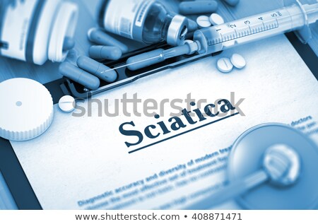 Stock fotó: Sciatica Diagnosis Medical Concept Composition Of Medicaments