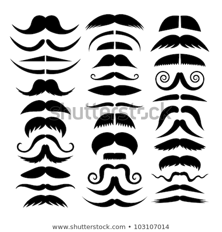 Stockfoto: Mustache Big Set