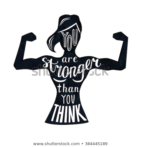 Foto stock: Fitness Strong Woman Working Out