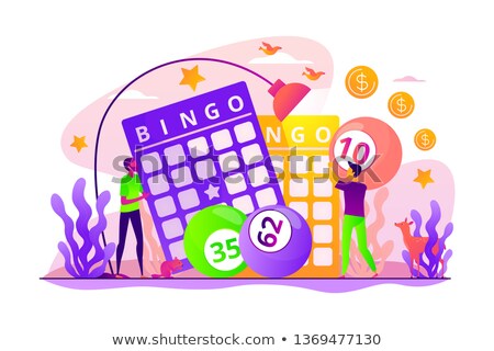 Zdjęcia stock: Lottery Game Vector Concept Metaphor