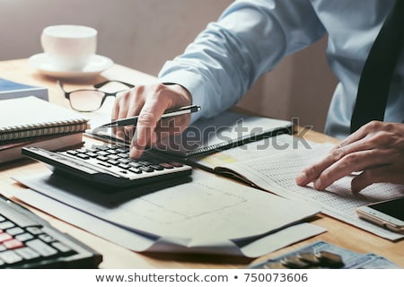 Stockfoto: Money On Business Numbers