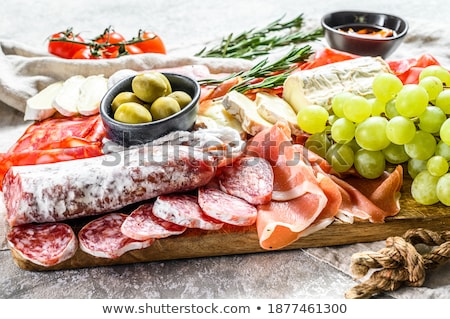 商業照片: Deliscious Antipasti Plate With Parma Parmesan Olives