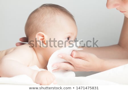 Stock fotó: Nose Wipe