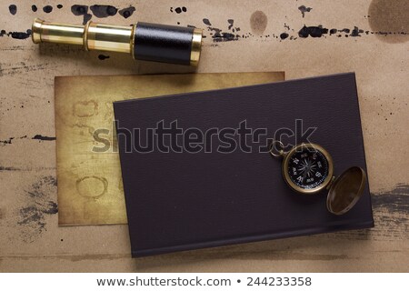 Stockfoto: Journal Traveler With Windrose