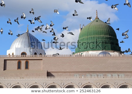 Foto stock: Prophet Muhammed Holy Mosque In Medina Ksa