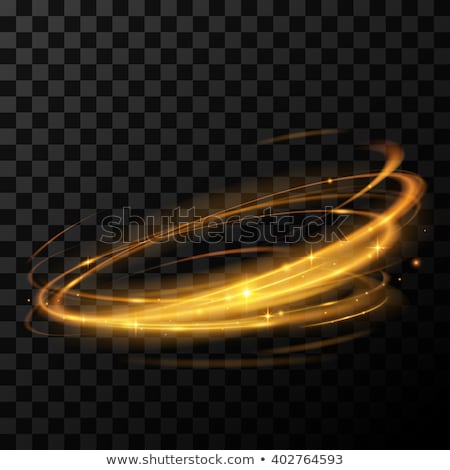 Foto stock: Golen Magic Vector Light Effect