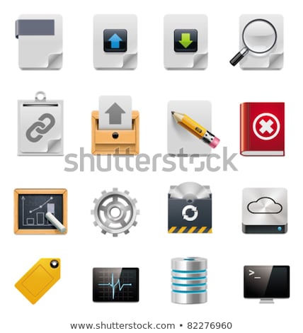 Foto stock: File Cabinet With Error