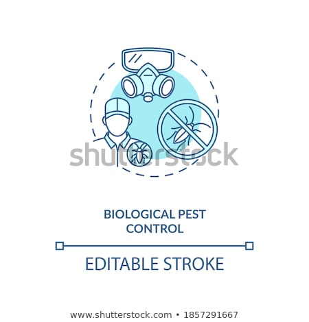 Stockfoto: Parasite Protection Vector Concept Metaphors