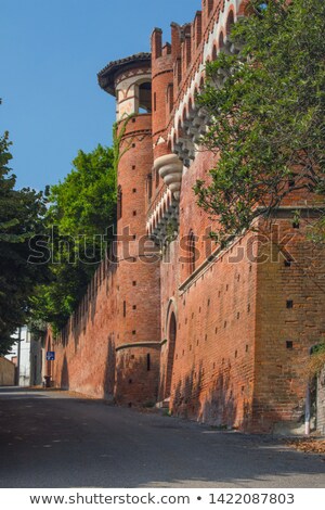 Сток-фото: Castle Of Cereseto Piedmont Italy