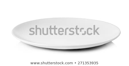 [[stock_photo]]: A Stack Of White Plates On A Table