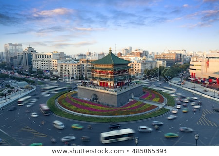 Stock photo: Bell Tower And Wall