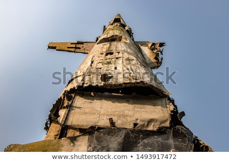 [[stock_photo]]: Tail Of Vietnam War Airplane