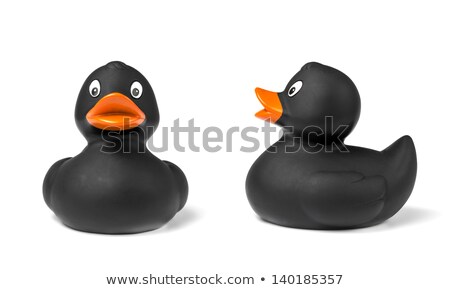 Сток-фото: Black Rubber Duck