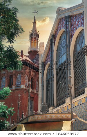 Stok fotoğraf: Antiques Market Outdoor In Spain