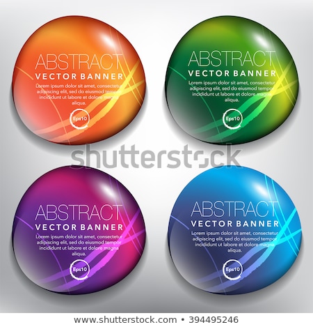 Stock photo: Four Designs Of Glass Marbles