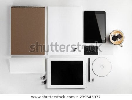 [[stock_photo]]: White Cd Envelope With Paper Sheet