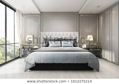 Zdjęcia stock: Interior Of Luxury Bedroom