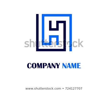 Stock fotó: H Letter Building Hospital Icon Logo Vector