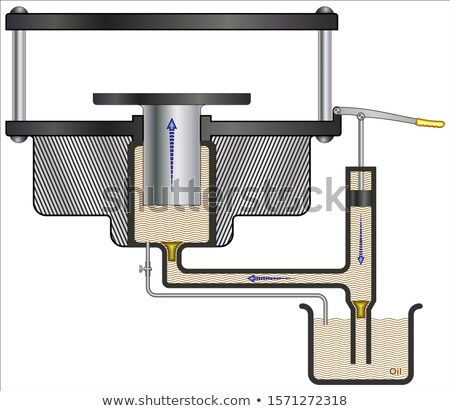 Stock photo: Hydraulic Press Container