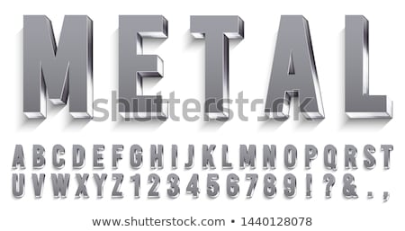 [[stock_photo]]: Metal Letter