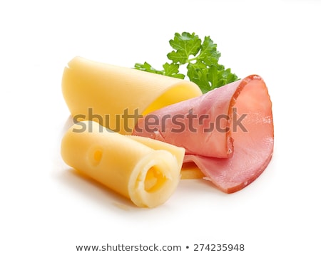 Stock fotó: Rolled Ham With Cheese