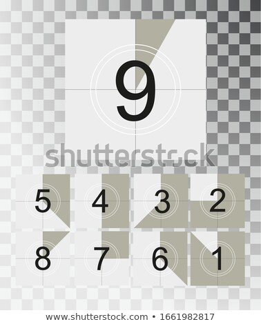 Stok fotoğraf: Filmstrip Countdown