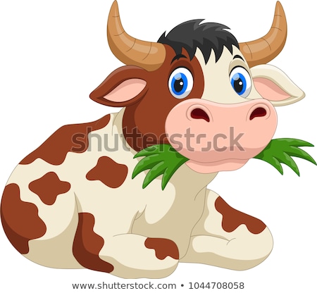 Stock photo: Cow Cartoon