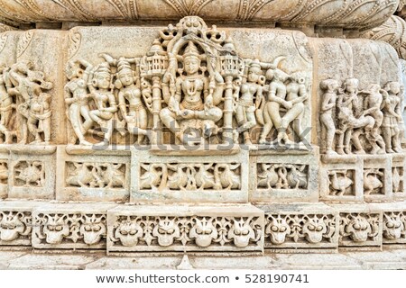 [[stock_photo]]: Hinduism Ranakpur Temple Fragment