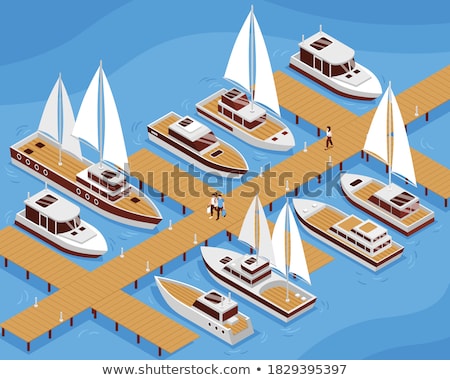 [[stock_photo]]: Pier And Boat