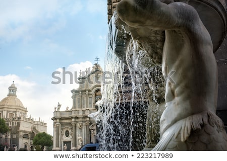 ストックフォト: Catania Cathedral Facade Catania Sicily Italy