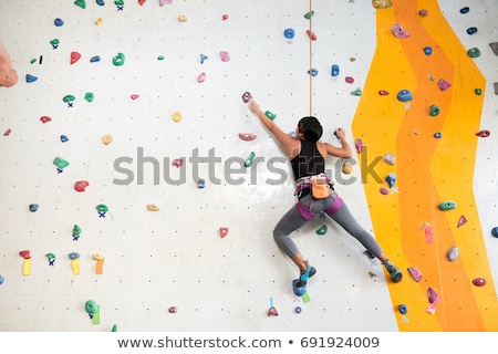 Stock fotó: Wall Climbing