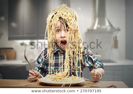 Foto stock: Spaghetti Head