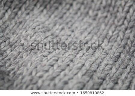 Stock photo: Gray Woolen Texture