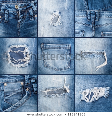 Foto stock: Denim Texture Set