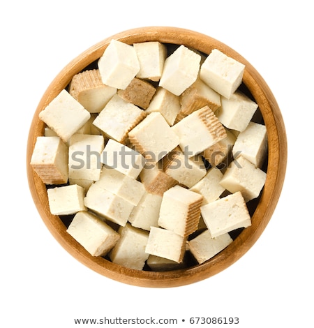 Stockfoto: Cubes Of Soy Meat