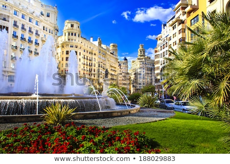 Stok fotoğraf: Plaza Del Ayuntamiento In Valencia