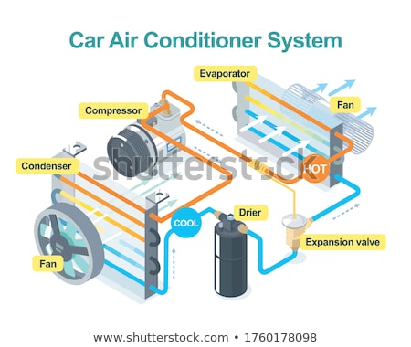 [[stock_photo]]: Working Conditioner System Isometric Icon Vector Illustration