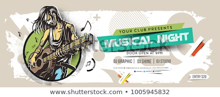 Stock fotó: Music Banner