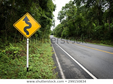 Stock foto: Road Sign In Green Grass Field