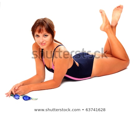Stock photo: Slender Woman In Fashionable Bathing Suit