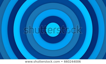 Foto stock: Abstract Blue Concentric Pattern