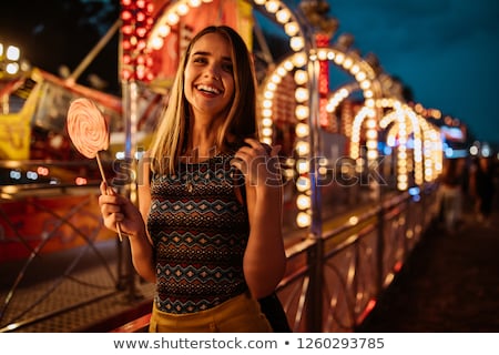 Сток-фото: Young Playful Woman