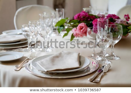 Imagine de stoc: Ornaments On A Table At A Wedding Reception