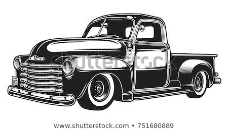 Stock fotó: Pickup Truck Painting
