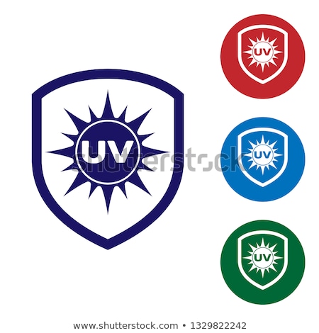 Сток-фото: Protected Blue Vector Icon Design