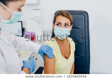 Foto stock: Flu Vaccination