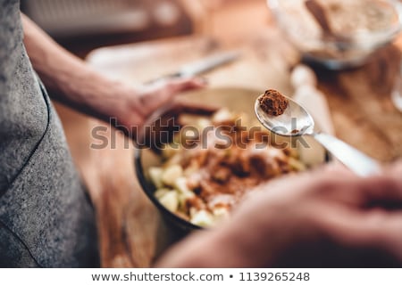 Foto d'archivio: Food Preparation - Adding Spices