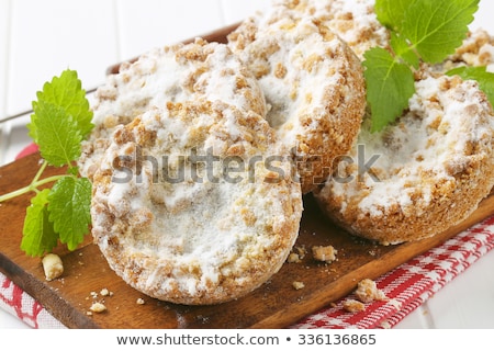 Stok fotoğraf: Apple Crumble Cookies With Apple Chips