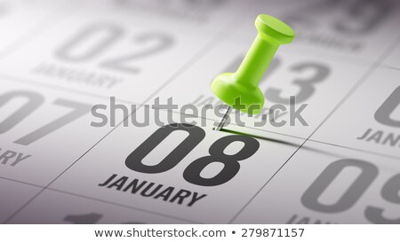 Stock photo: 8th January